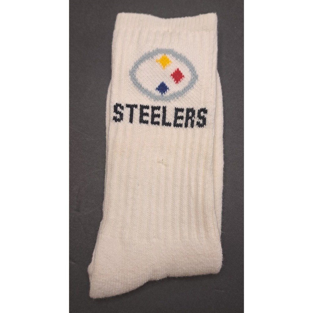 Vtg Pittsburgh‎ Steelers Tube Socks Men's 10-13 Football Retro NWOT